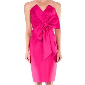 Badgley Mishka Mikado Dress SOLD OUT FUSCHIA PINK